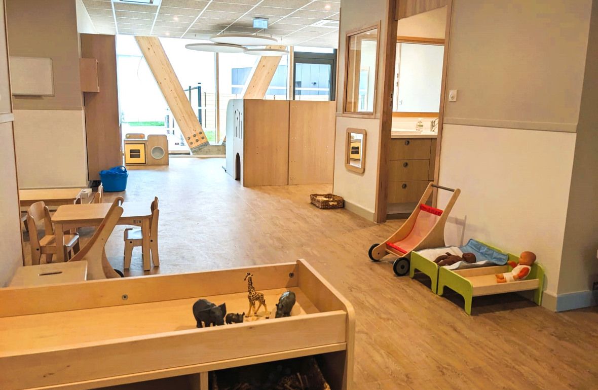 Intérieur de la crèche Babilou Toulouse Lascrosses.