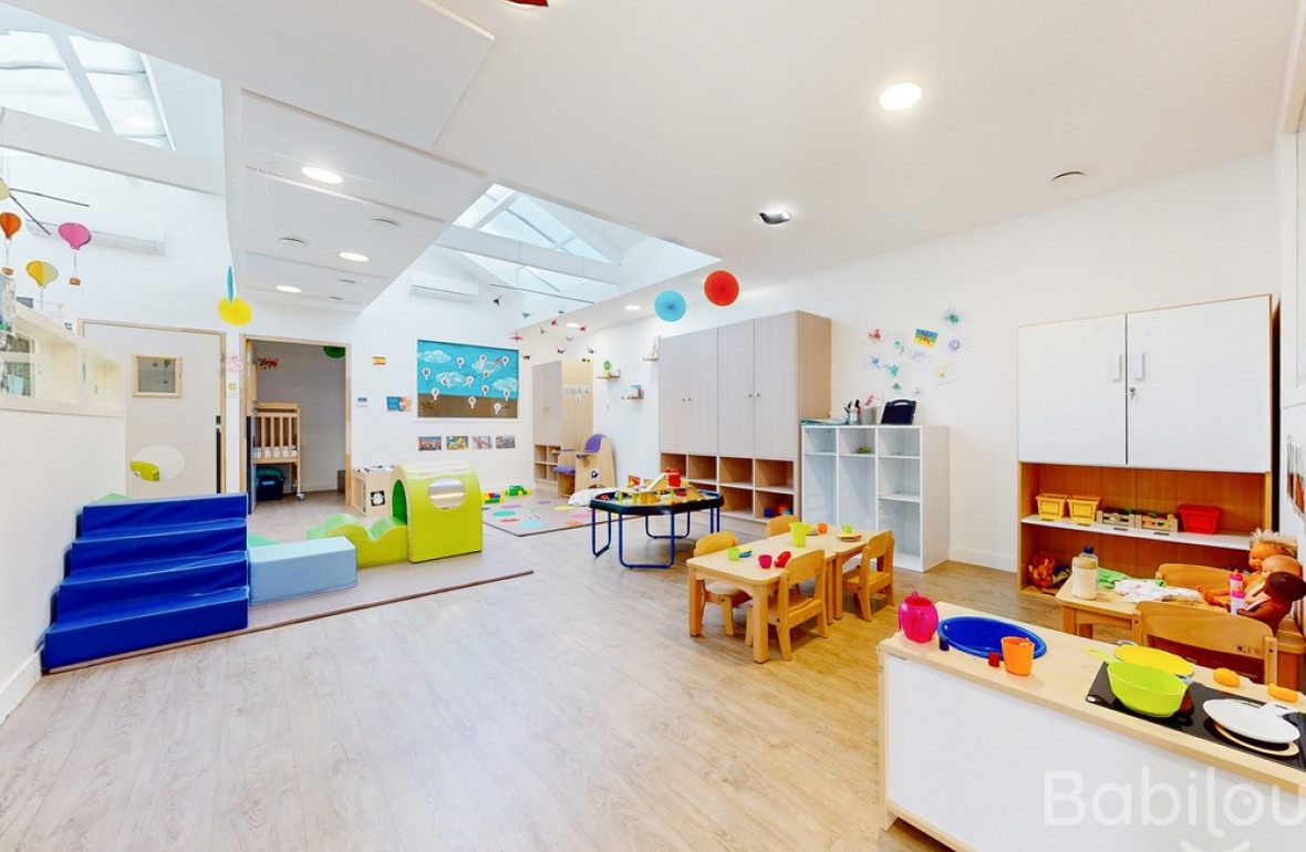 Espace de jeu en crèche Babilou