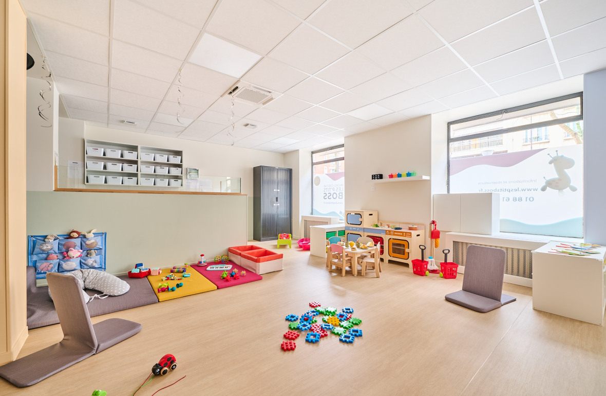 Photo fiche crèche partenaire - Les P'tits Boss Mirabeau - pièce de jeux