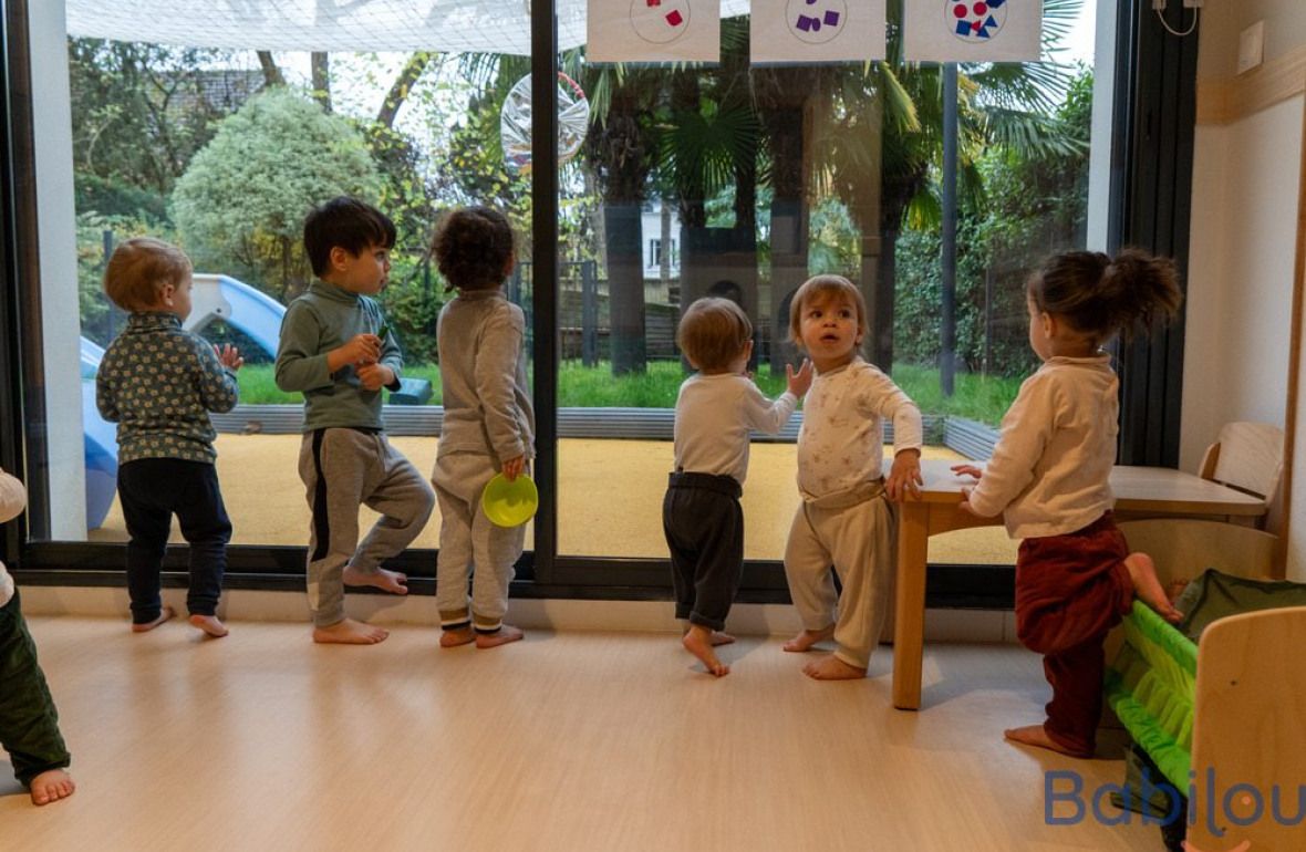 Un groupe d'enfants en crèche Babilou