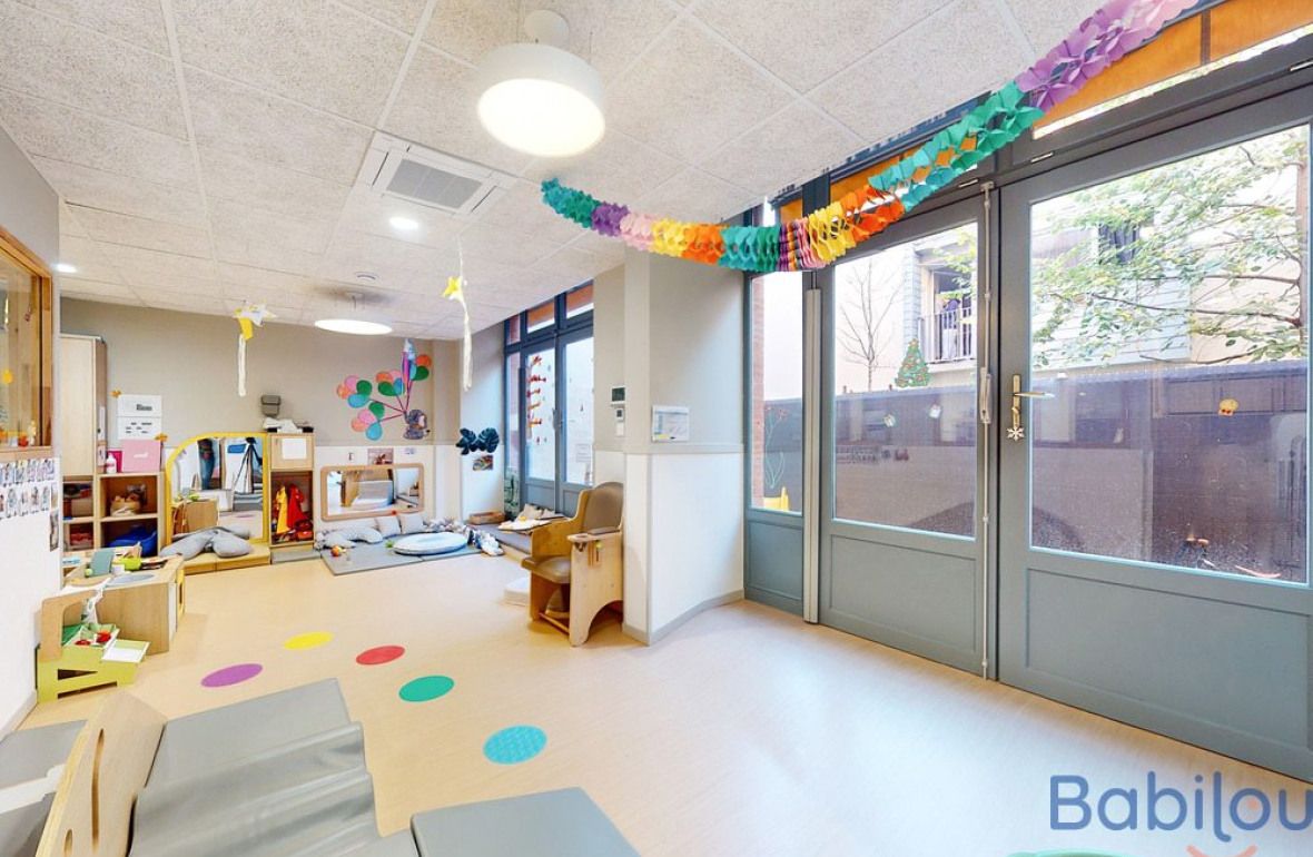 Espace de motricité en crèche Babilou