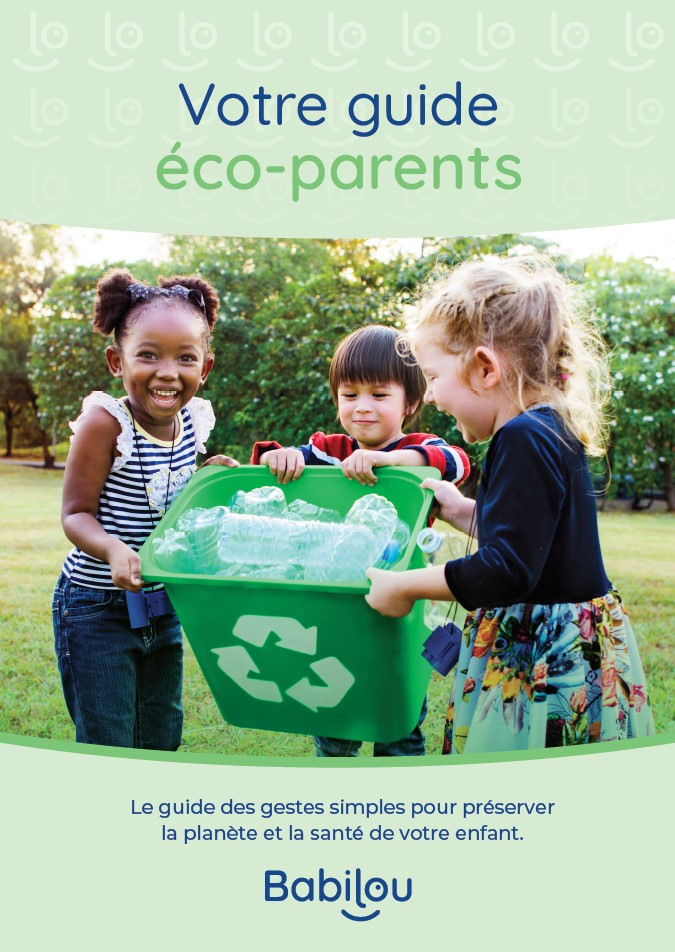 Première de couverture du Guide éco-parents de Babilou