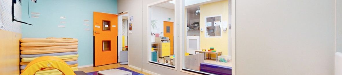 Espace de motricité en crèche