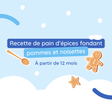 Recette pain d'épices pommes et noisettes